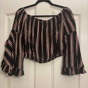 Long Sleeve Off the Shoulder Top